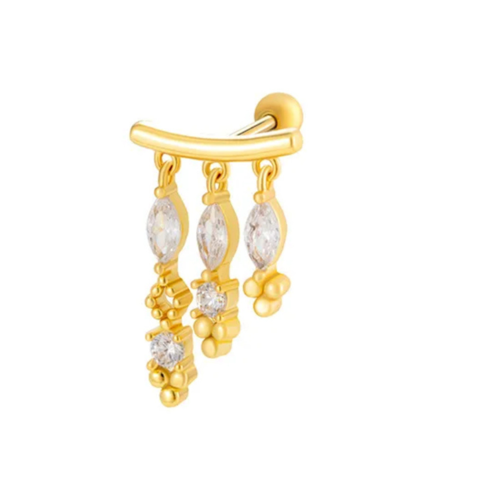 Piercing Chaînette Strass