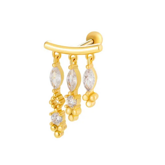 Piercing Chaînette Strass